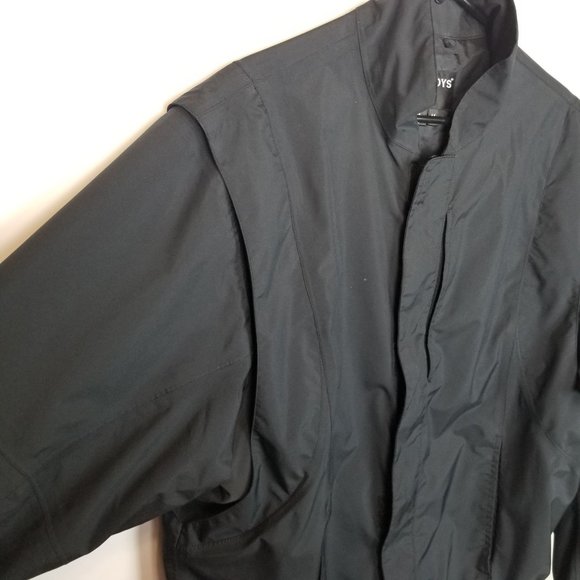 Dryjoys By FootJoy Mens Medium Black Jacket Long S - Picture 5 of 10